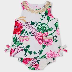 Lilly Pulitzer baby Lilly shift coconut safari sanctuary NWT 3-6M